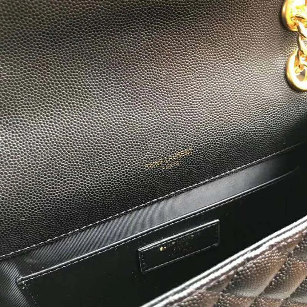 Saint Laurent YSL Envelope Small Grain De Poudre Embossed for Women Saint Laurent YSL Envelope Small Grain De Poudre Embossed for Women