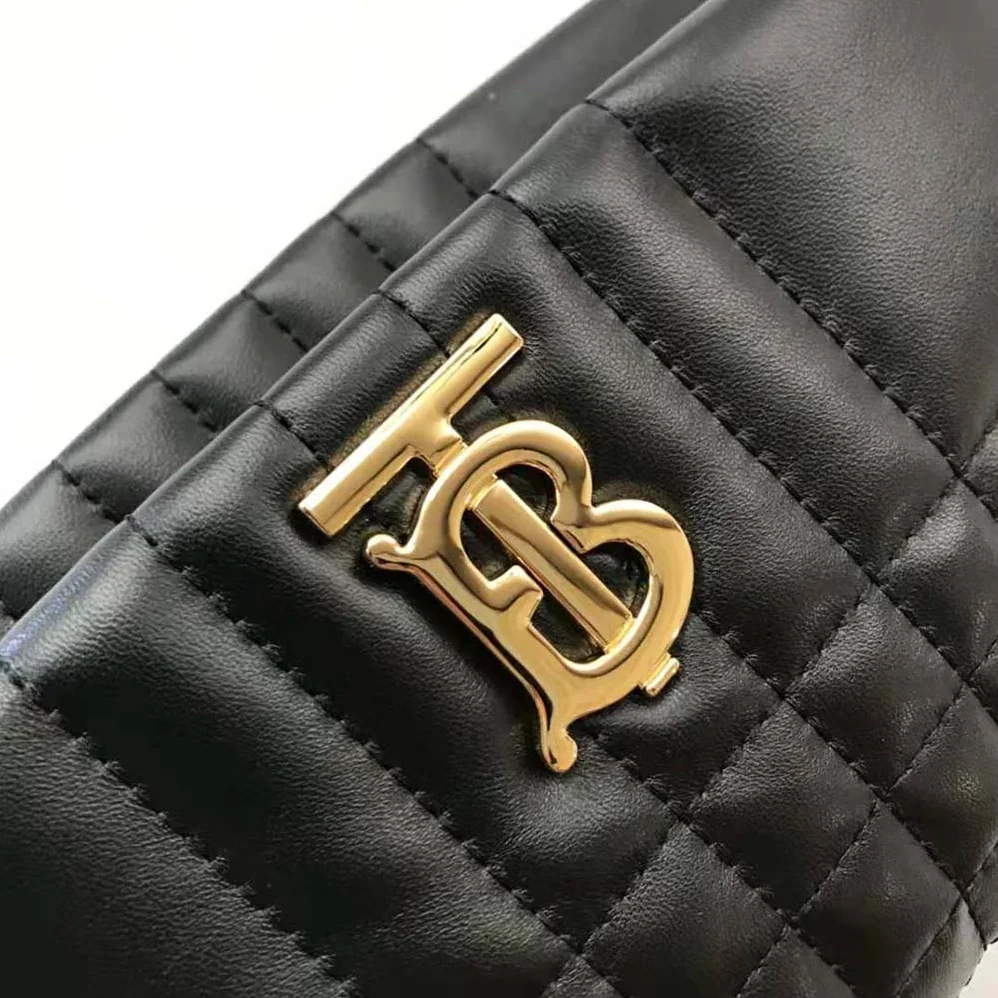 Burberry Small Quilted Lambskin Soft Lola Bag for Women in Black Burberry Small Quilted Lambskin Soft Lola Bag for Women in Black