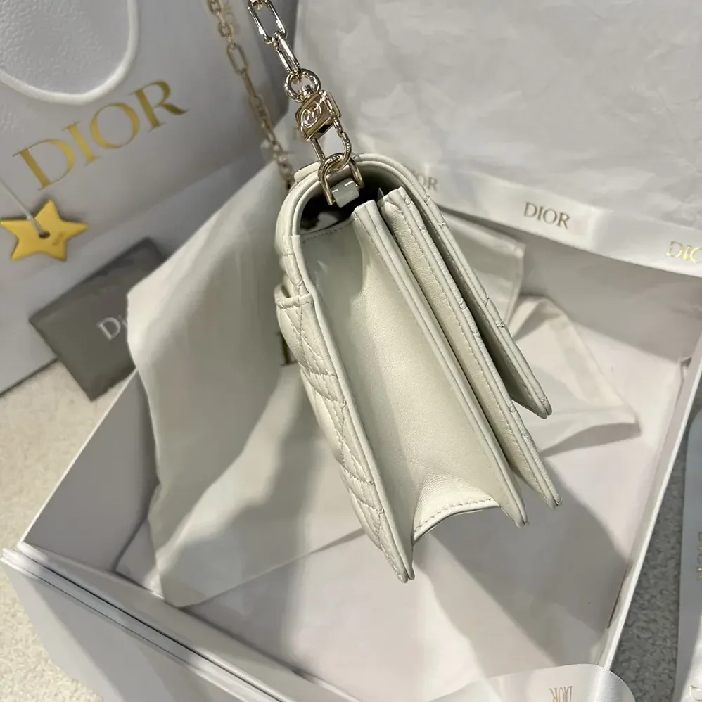 Dior My Dior Top Handle Bag Latte Cannage Lambskin for Women Dior My Dior Top Handle Bag Latte Cannage Lambskin for Women