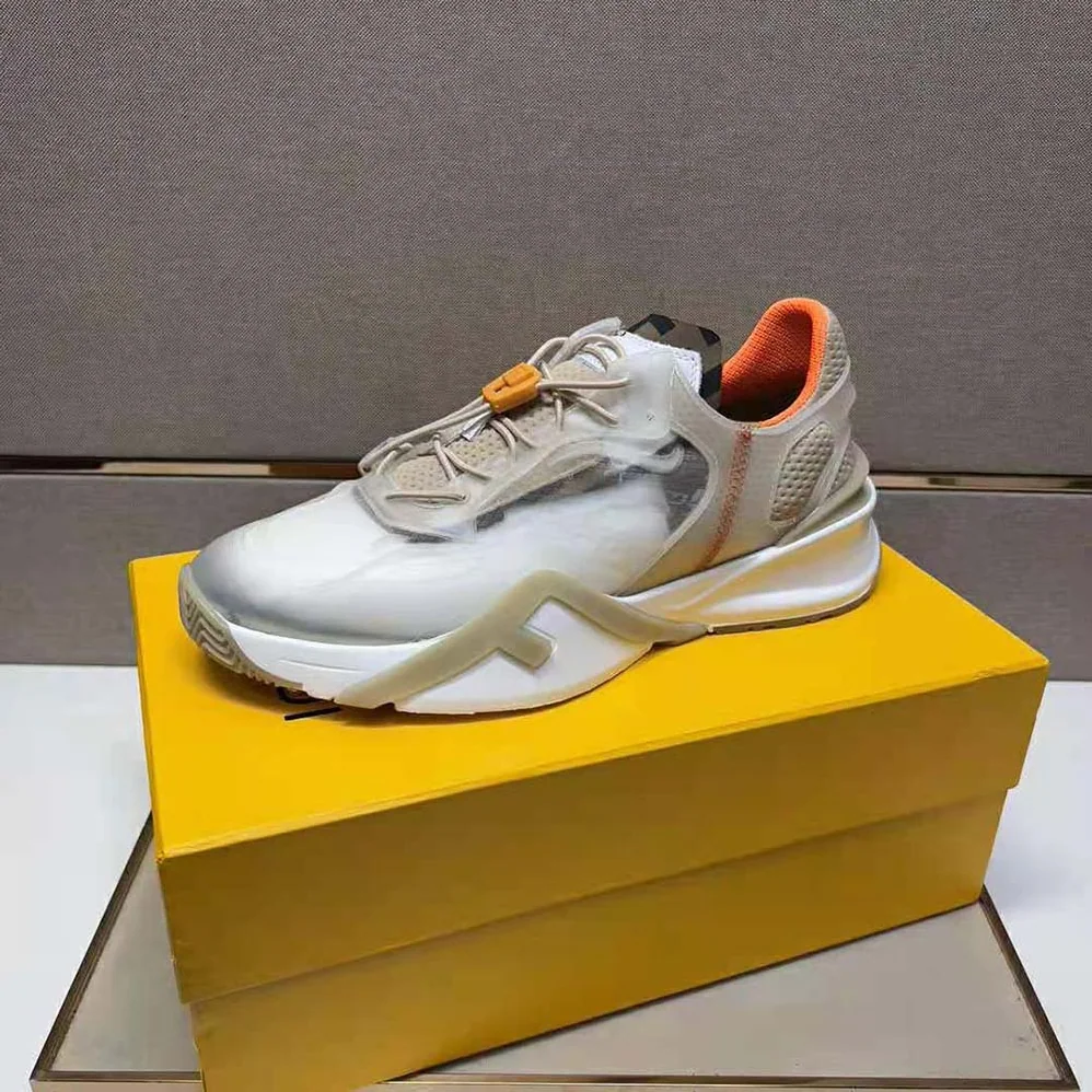 Fendi Flow Beige Nylon Low for Men in tops