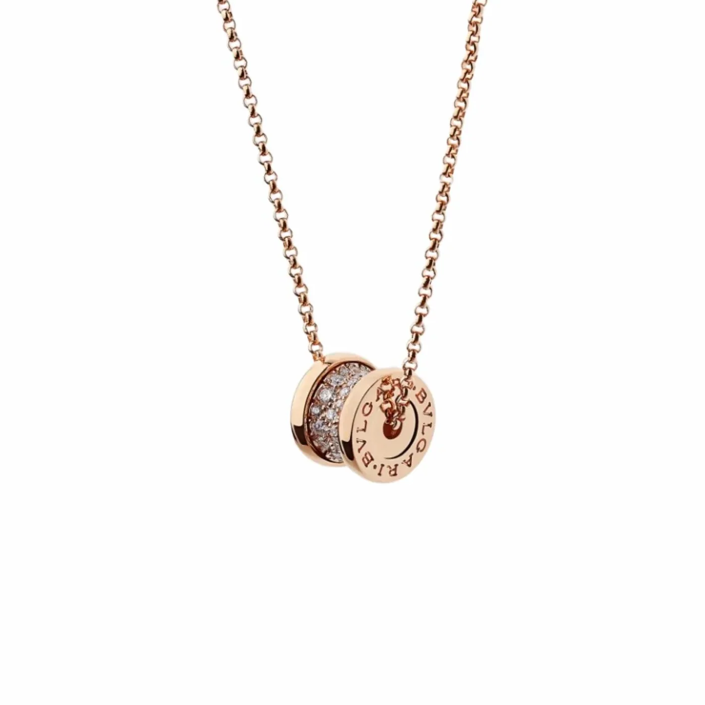 Bvlgari B.zero1 Necklace Rose Gold