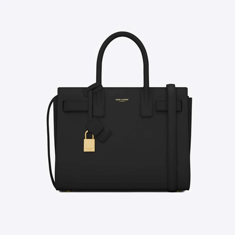 Saint Laurent YSL Classic Sac De Jour Baby Smooth for Women in Black Saint Laurent YSL Classic Sac De Jour Baby Smooth for Women in Black