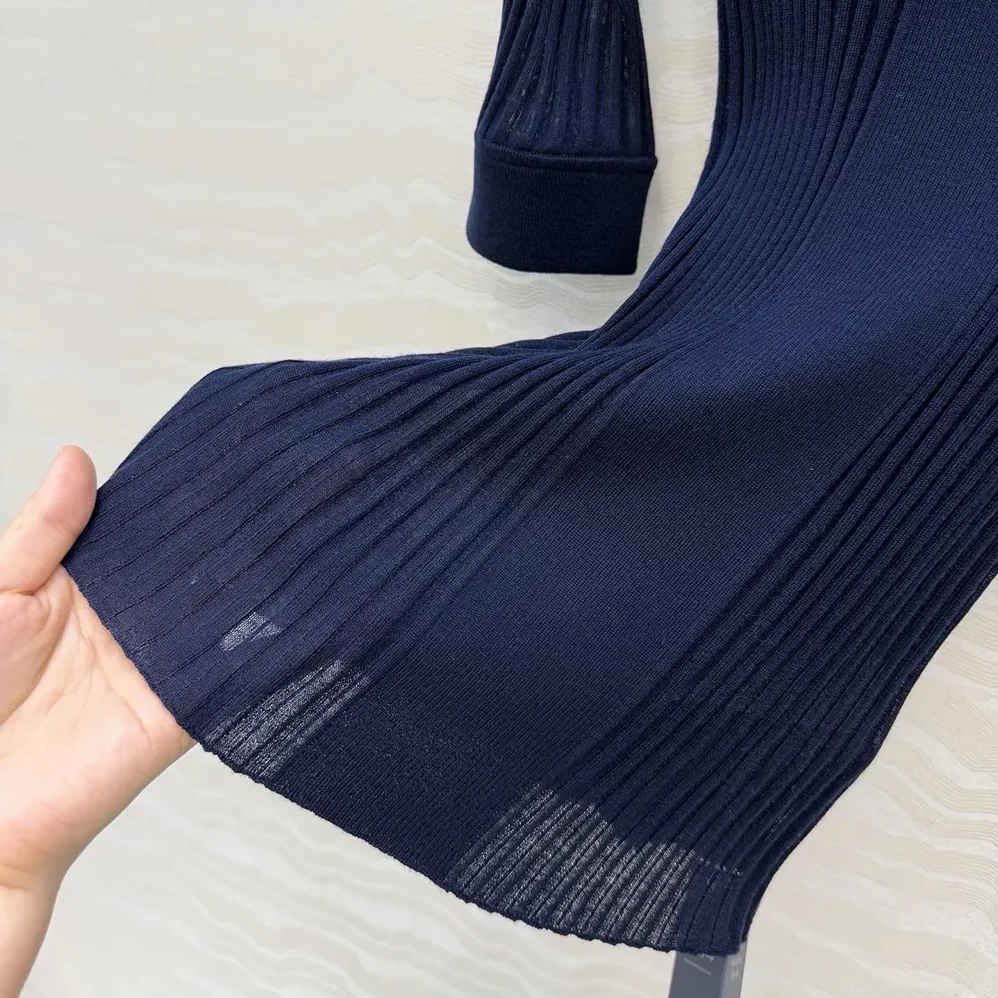 Miu Miu Ribbed Knit Wool Sweater for Women
