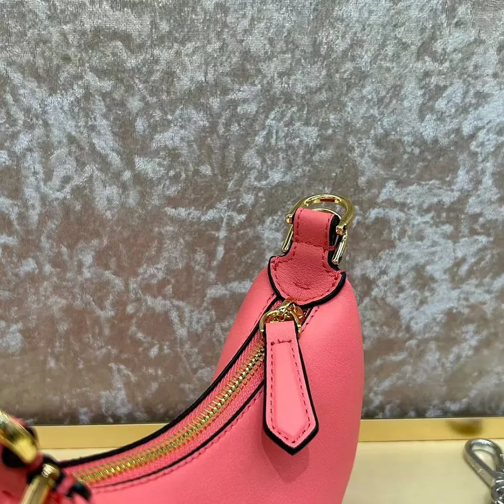 Fendi Nano Fendigraphy Pink Leather Charm for Women