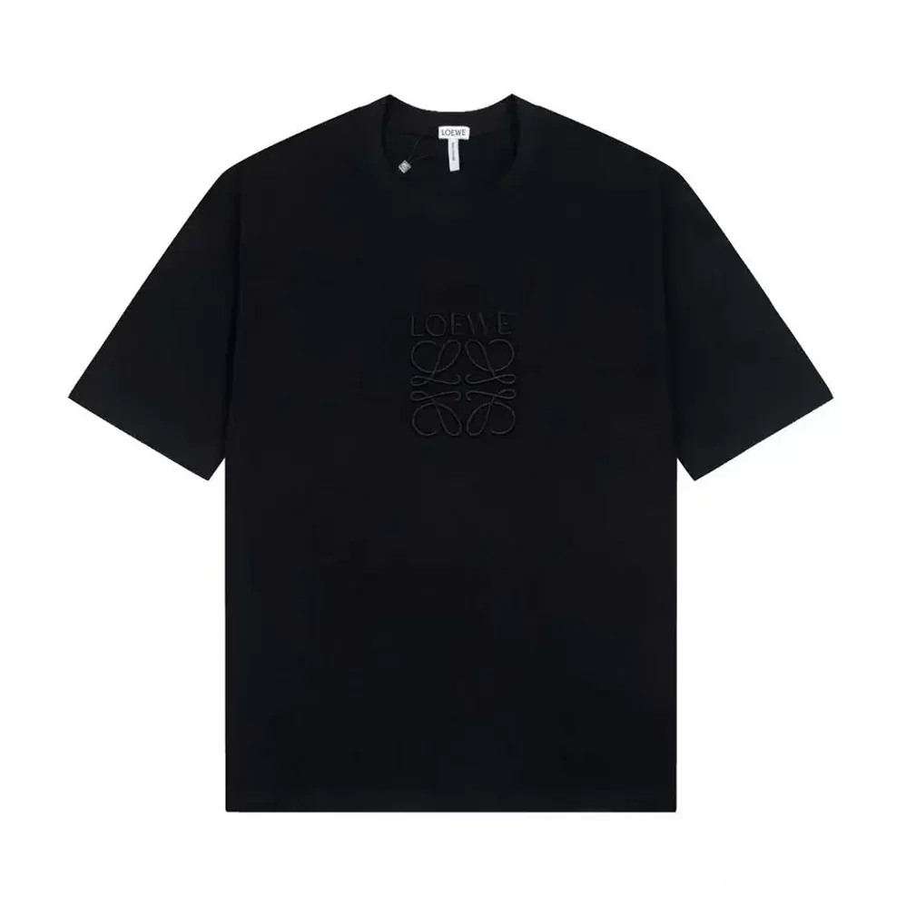 Loewe Oversize Fit T-shirt in Cotton for Men in Black Loewe Oversize Fit T-shirt in Cotton for Men in Black