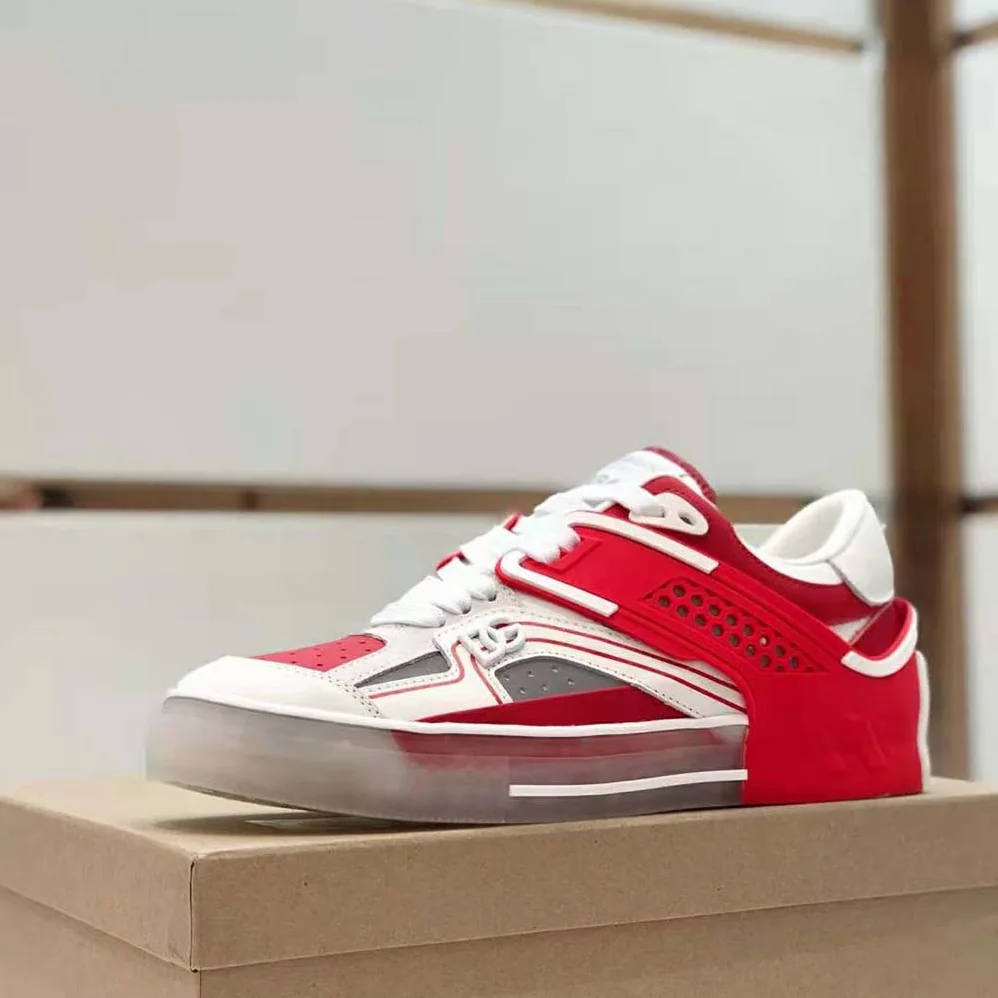 Dolce Gabbana D&G Calfskin Custom 2.Zero Sneakers for Men in Red Dolce Gabbana D&G Calfskin Custom 2.Zero Sneakers for Men in Red