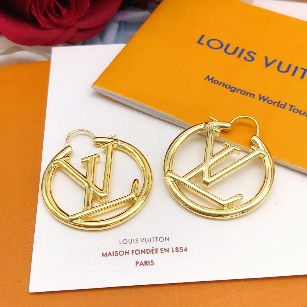 Louis Vuitton Latest Earrings Gold