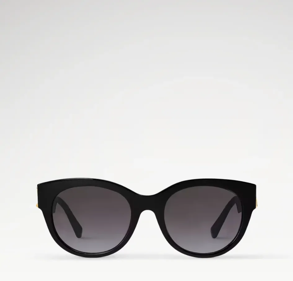 Louis Vuitton LV GO-14 Round Sunglasses Black