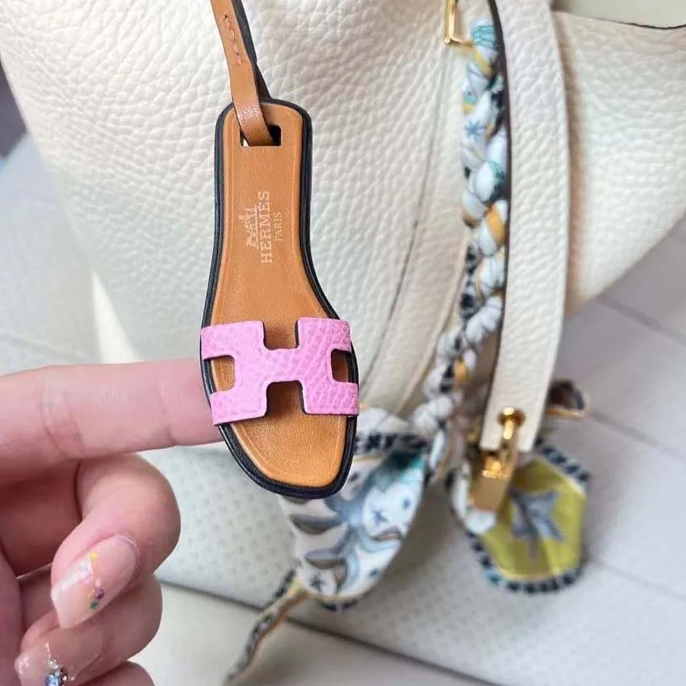 Hermes Oran Nano Charm in Pink Hermes Oran Nano Charm in Pink