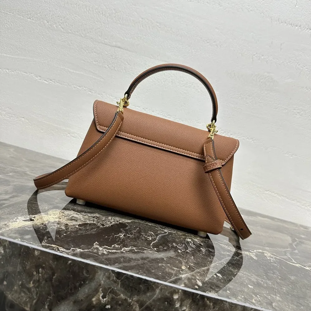 Celine Teen Nino Bag in Smooth Satinated Calfskin for Women in Brown