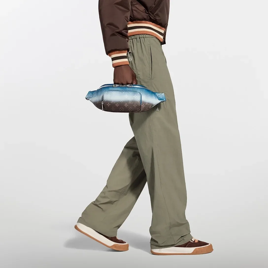 Louis Vuitton Rush Bumbag in Blue Silver Hardware