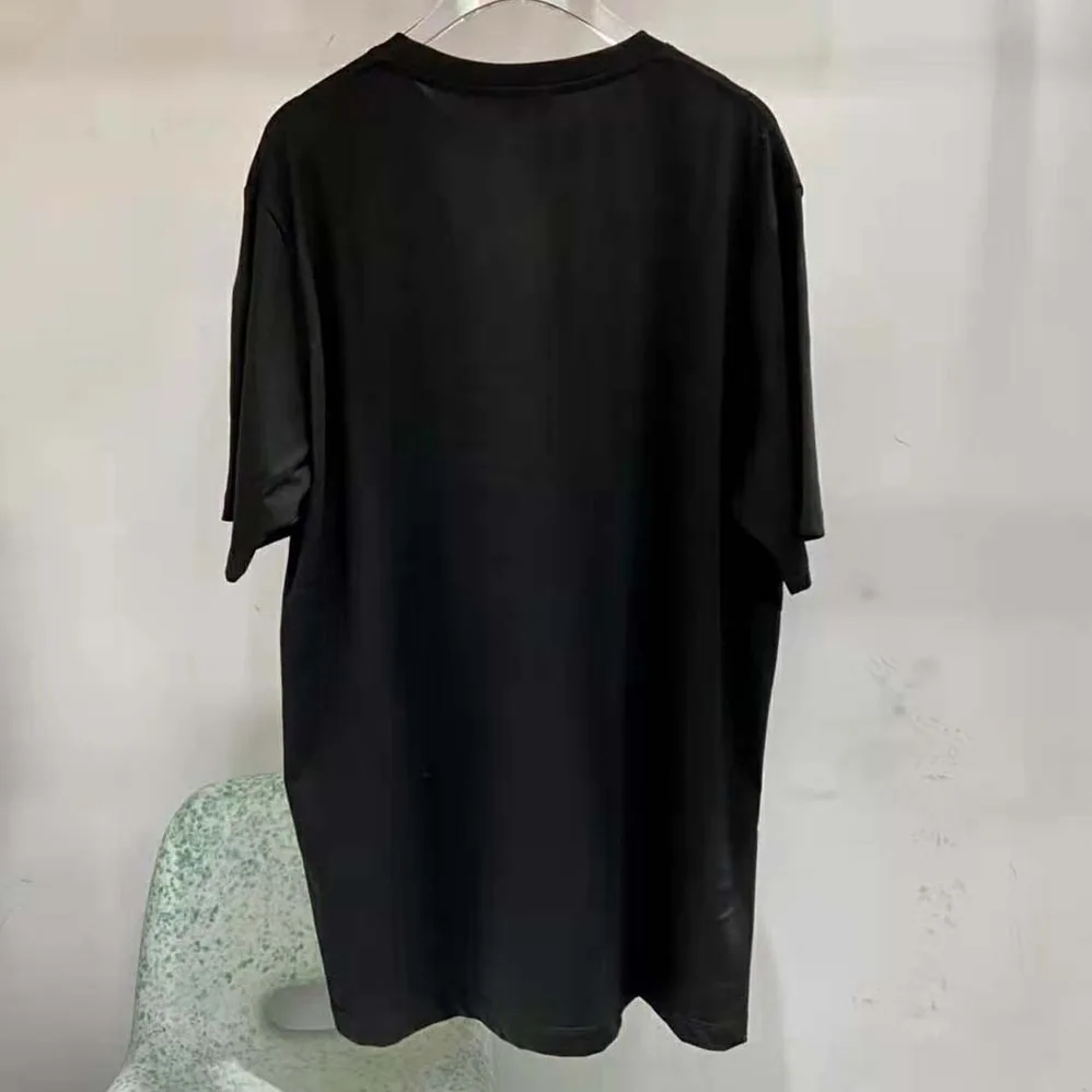 Loewe LOEWE Neon T-shirt in Cotton for Women in Black/Pink