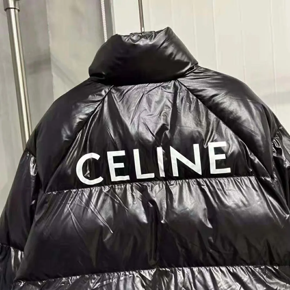 Celine Parka in Lightweight Nylon for Women in Black Celine Parka in Lightweight Nylon for Women in Black