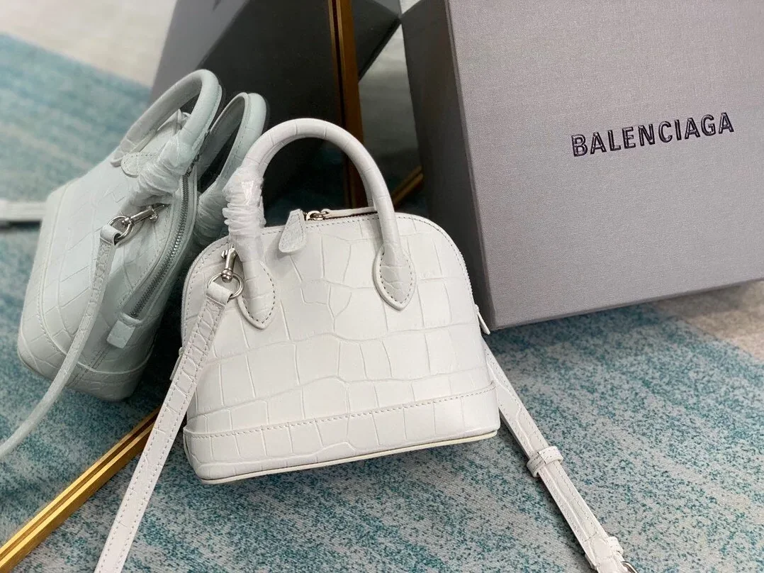 Balenciaga Ville Mini Handbag In White Balenciaga Ville Mini Handbag In White