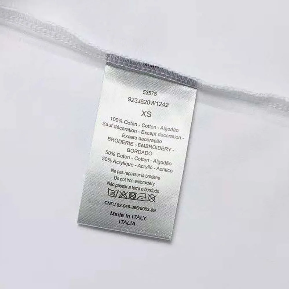 Dior Christian Dior Couture Relaxed-fit T for Men in shirt White Cotton Jersey