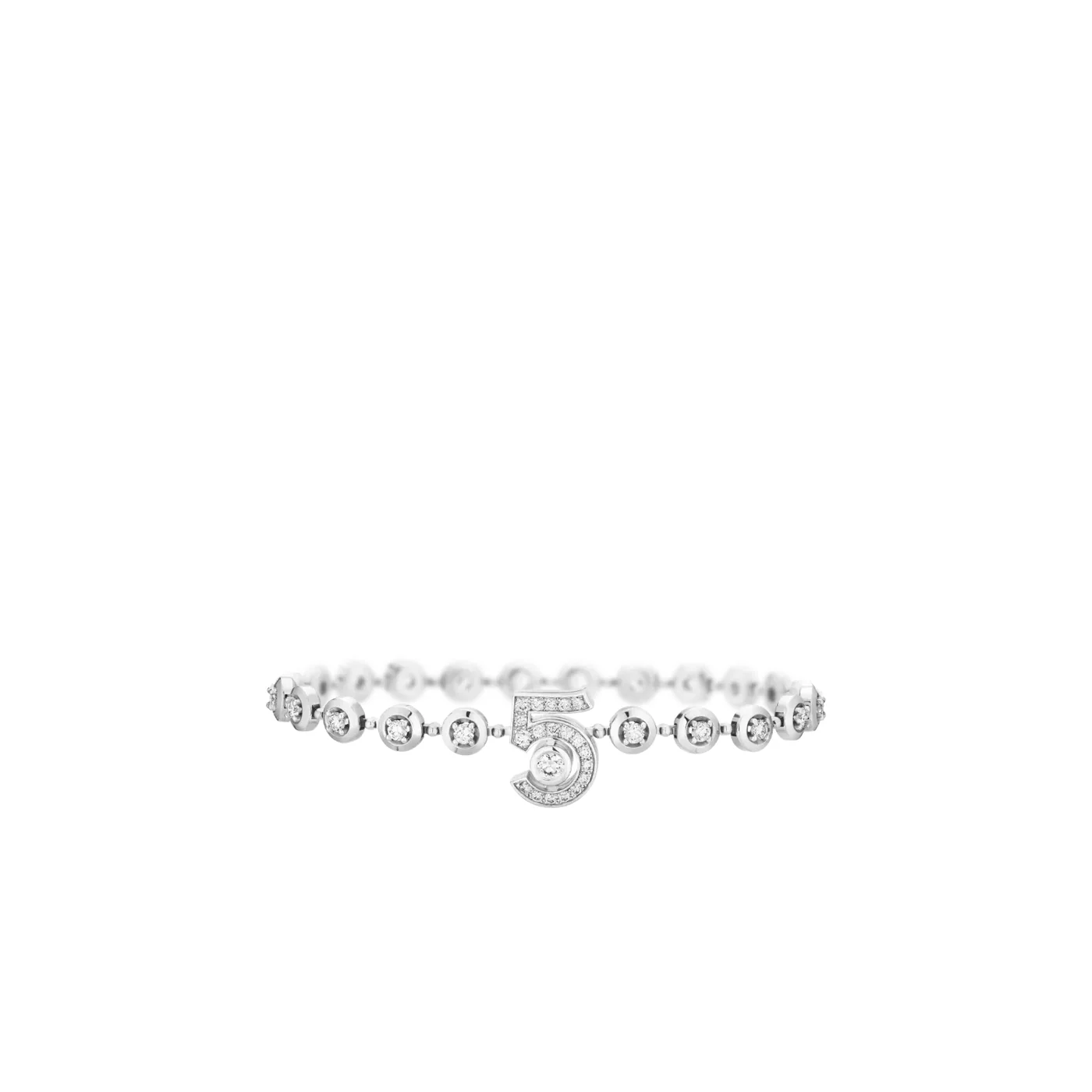 Chanel Eternal N°5 Bracelet Silver Hardware