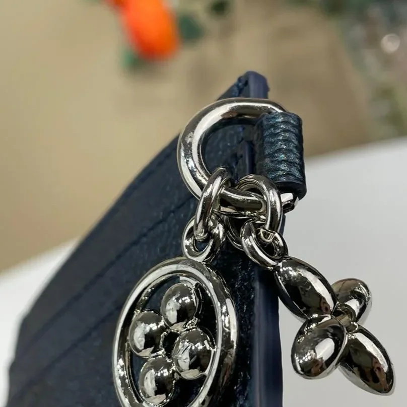 Louis Vuitton LV Charms Card Holder Shimmery Ink /