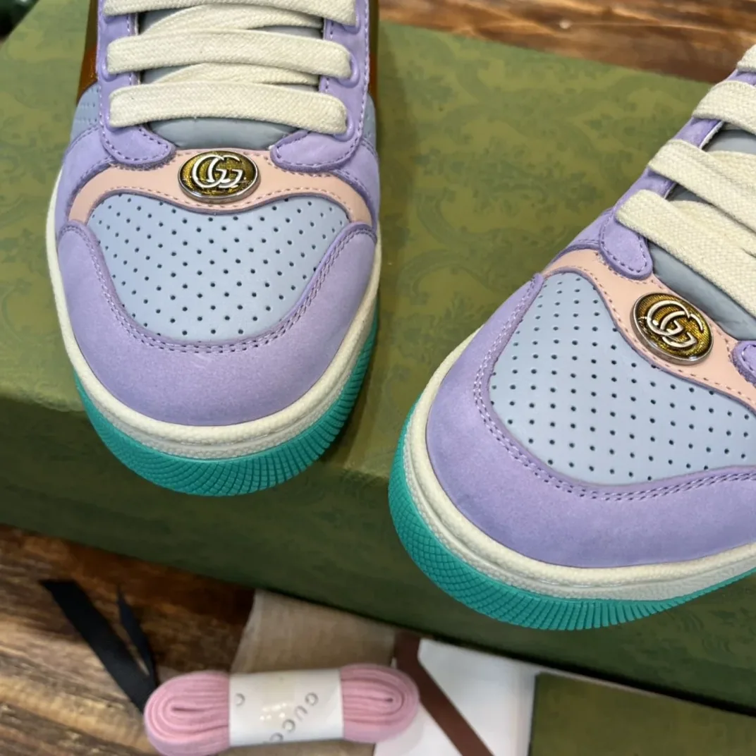 Gucci Gucci Lovelight Screener Sneaker Lilac for Men Gucci Gucci Lovelight Screener Sneaker Lilac for Men