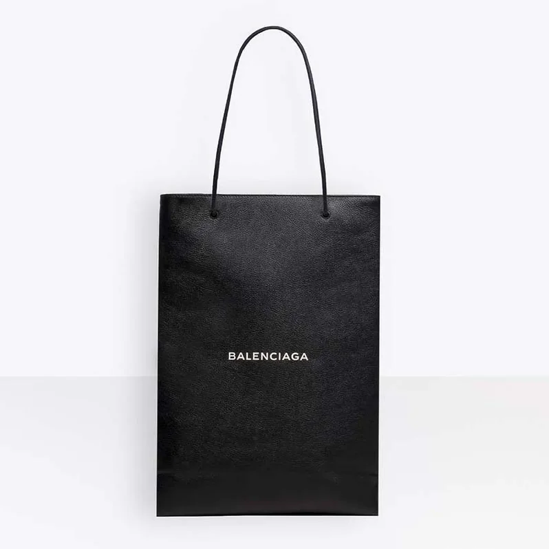 Balenciaga North-South Calfskin Shopping Bag M in Black Balenciaga North-South Calfskin Shopping Bag M in Black