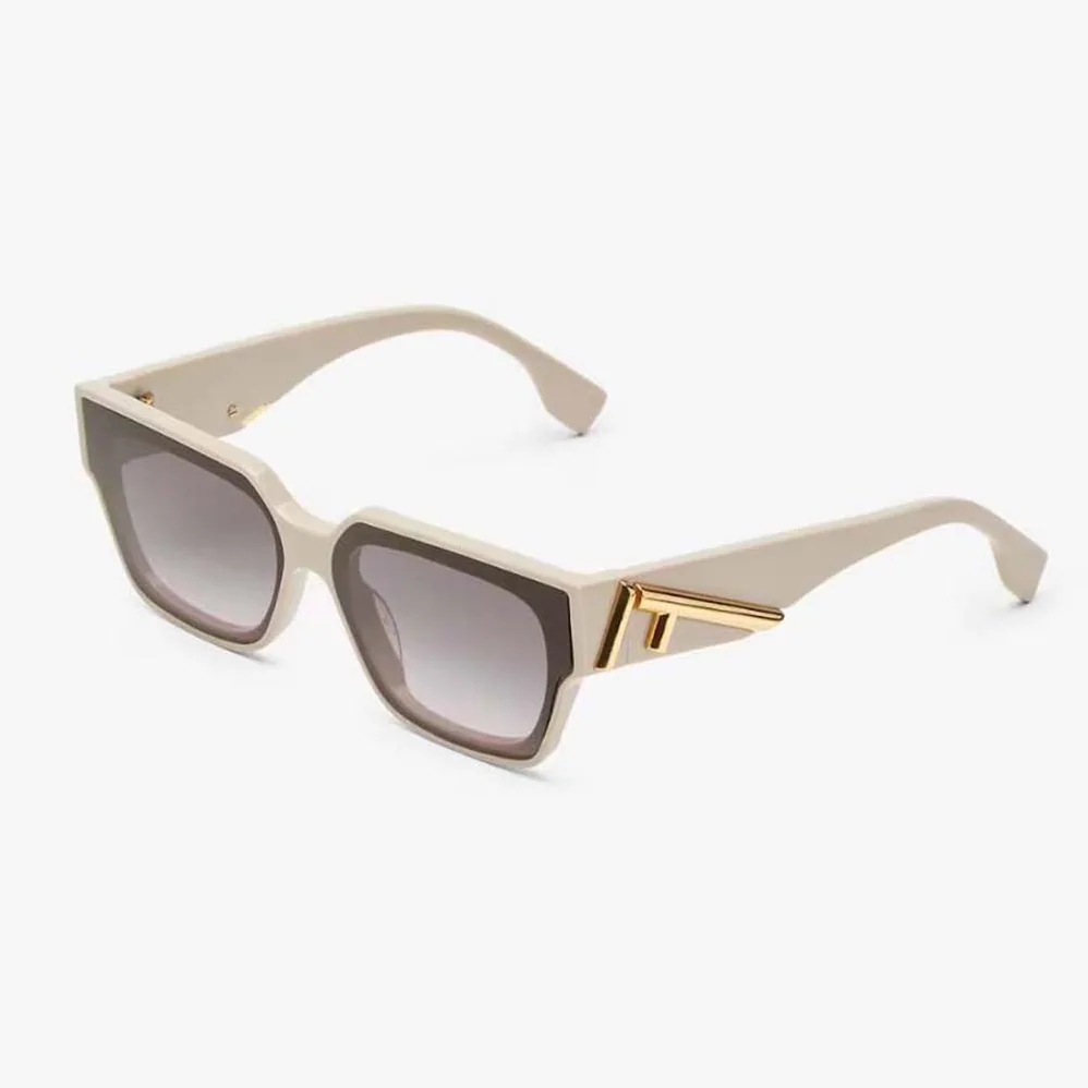 Fendi Fendi First Cream Acetate Sunglasses for Women Fendi Fendi First Cream Acetate Sunglasses for Women
