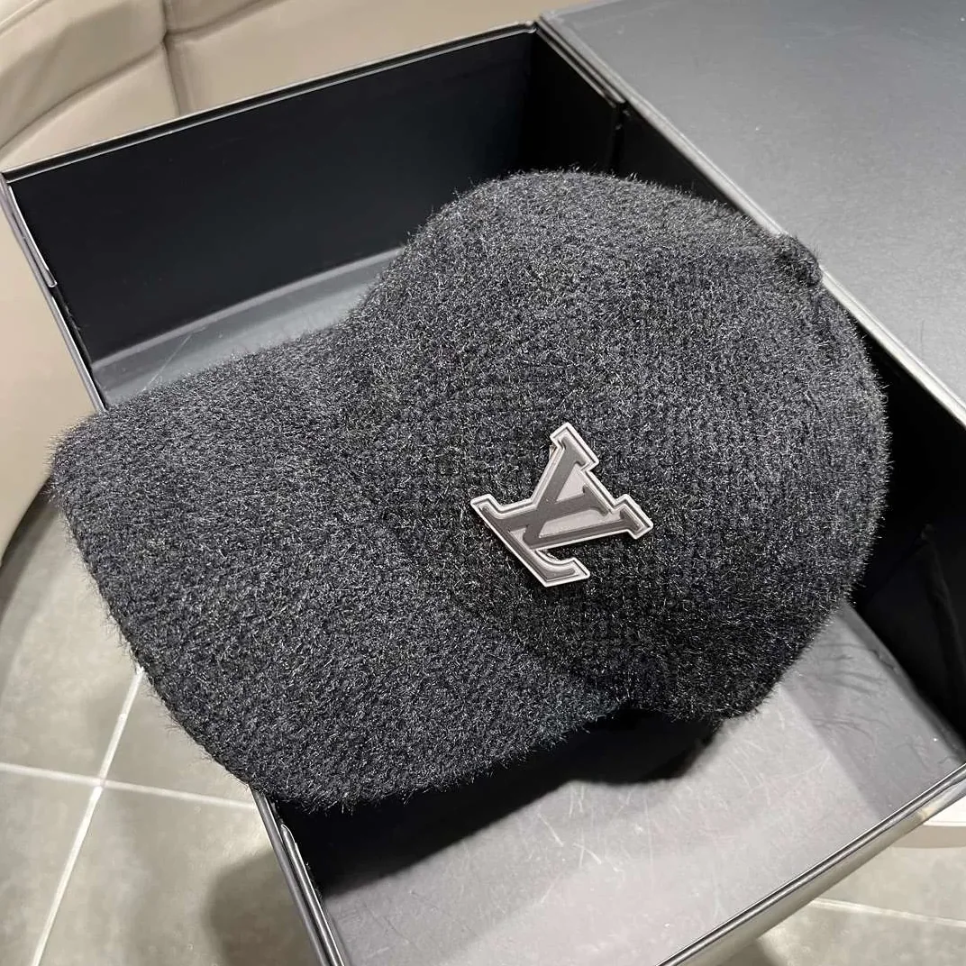Louis Vuitton Corduroy Cap Black Louis Vuitton Corduroy Cap Black
