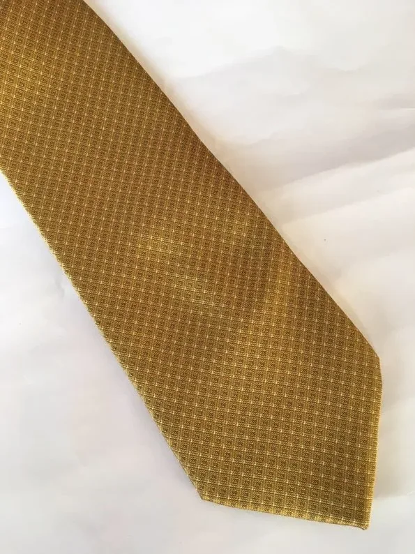Gucci Silk Tie Yellow GG for Men