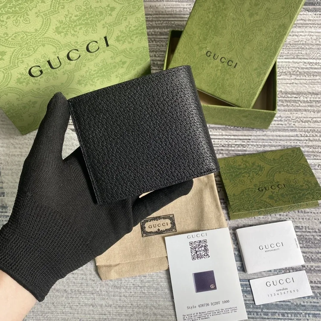 Gucci Marmont Bi in Fold Wallet Black / GG Gucci Marmont Bi in Fold Wallet Black / GG