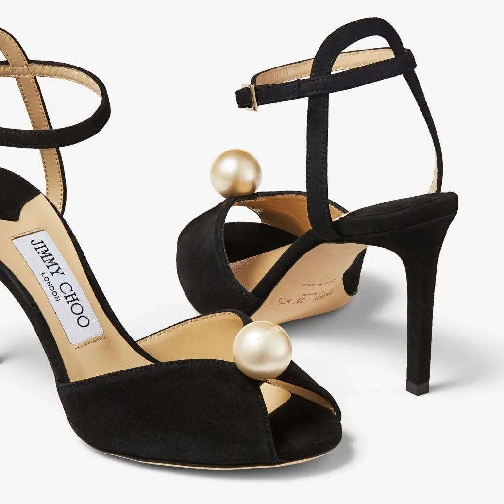 Jimmy Choo Sacora 85 Black SACORA85AOB Jimmy Choo Sacora 85 Black SACORA85AOB