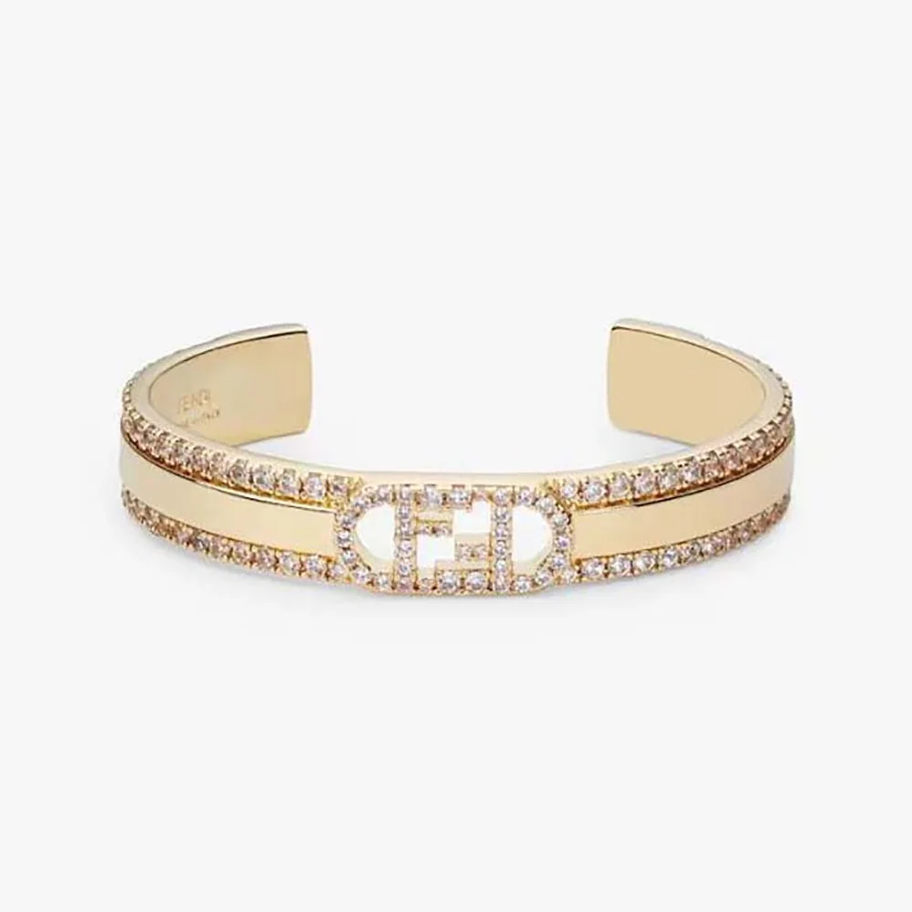 Fendi O'Lock Bracelet Gold for Women in colored