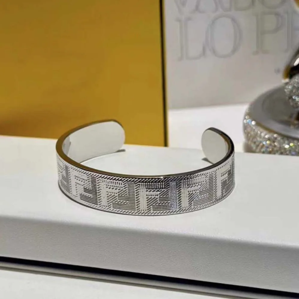 Fendi Shadow Bracelet Silver for Men in color Metal