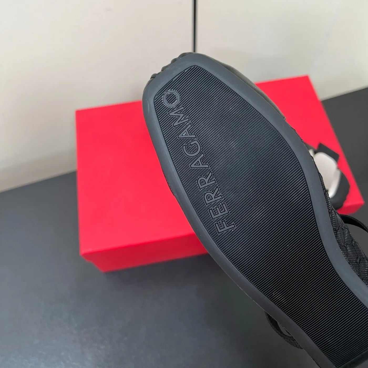 Ferragamo Vara Ballet Flats Black 01J853 Ferragamo Vara Ballet Flats Black 01J853