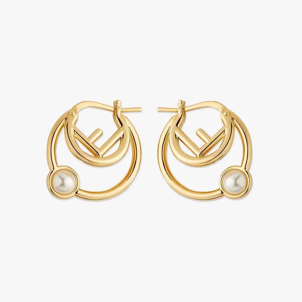 Fendi F is Fendi Earrings Gold for Women in colored Metal Fendi F is Fendi Earrings Gold for Women in colored Metal