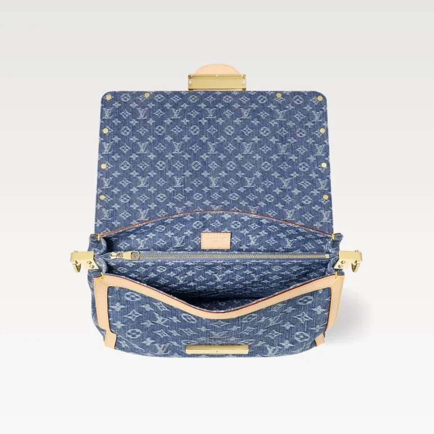 Louis Vuitton Dauphine Soft GM Denim Blue /