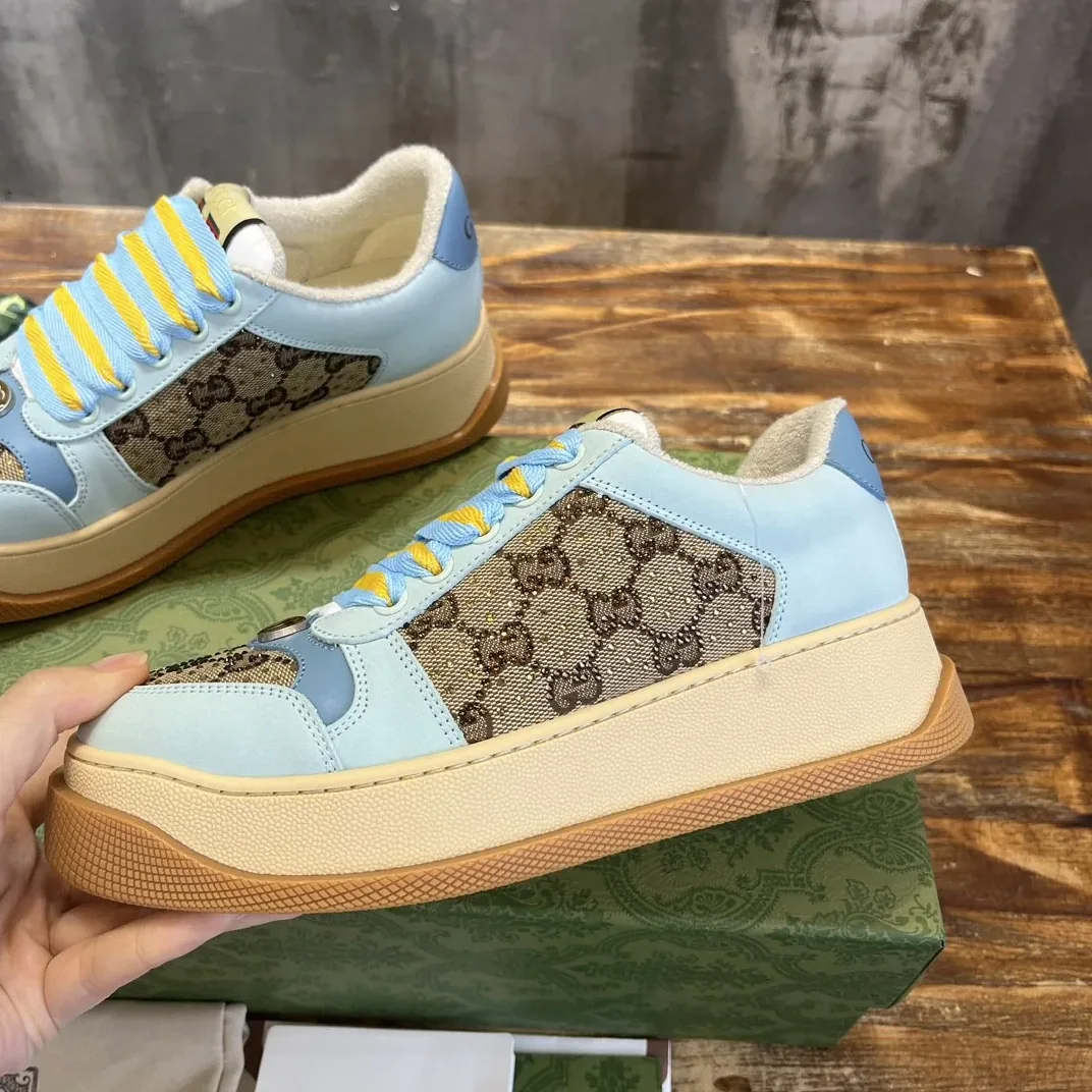 Gucci Screener GG Sneaker Light Blue