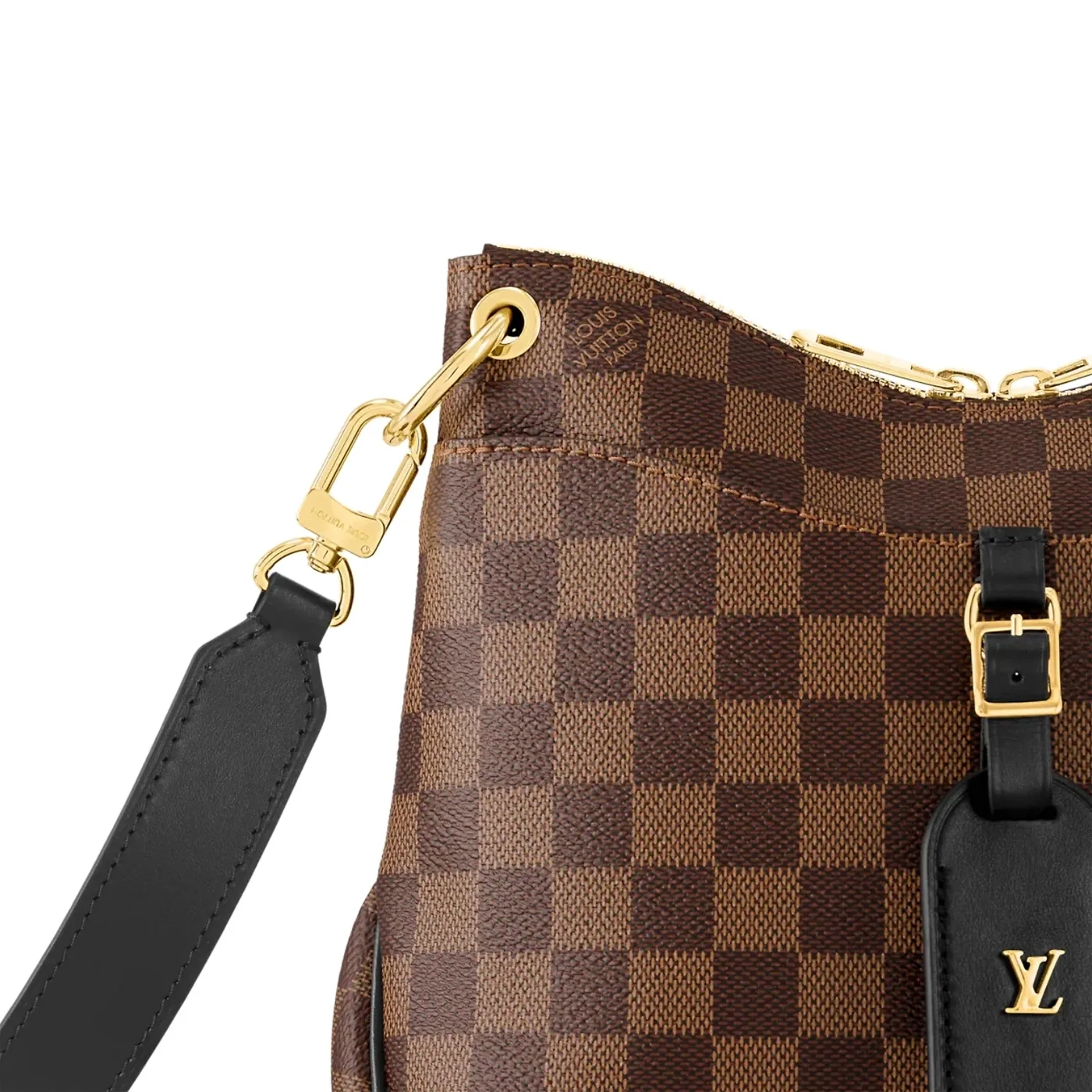 Louis Vuitton Odéon PM Bag Damier Ebene Brown /