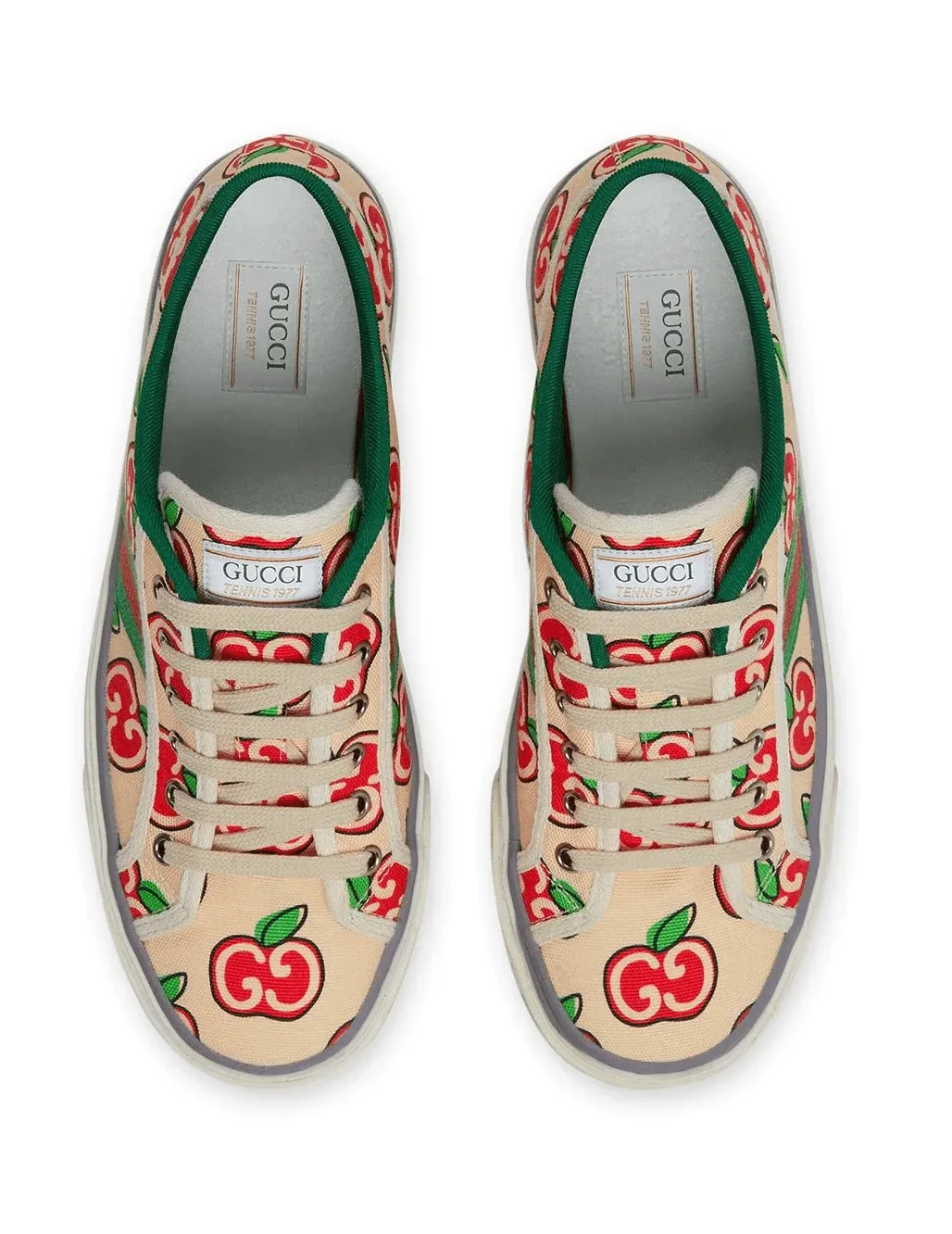 Tennis 1977 Apple Print Sneakers