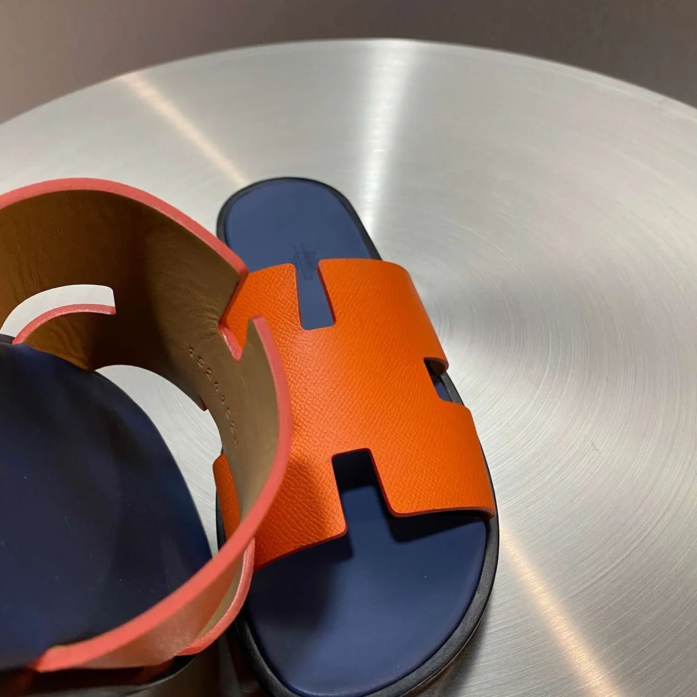 Hermes Oran Sandal Orange