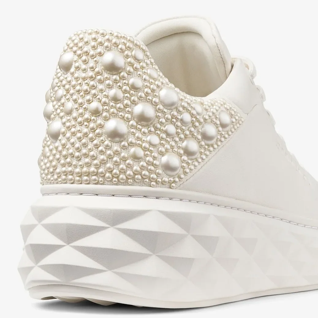 Jimmy Choo Diamond Maxi F II Trainers Latte DIAMONDMAXIFIINVK Jimmy Choo Diamond Maxi F II Trainers Latte DIAMONDMAXIFIINVK