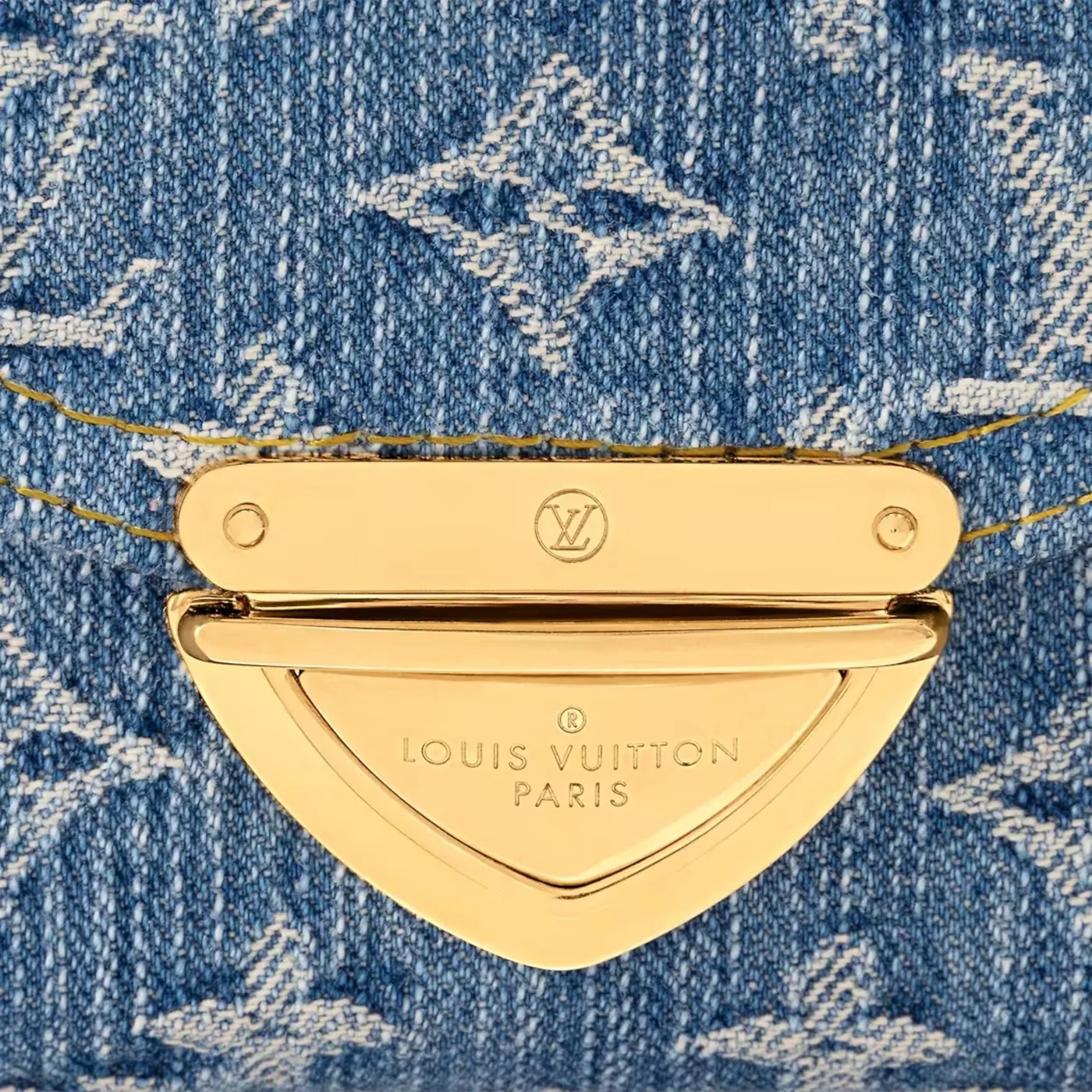 Louis Vuitton Victorine Wallet Blue 4.7 Inches/