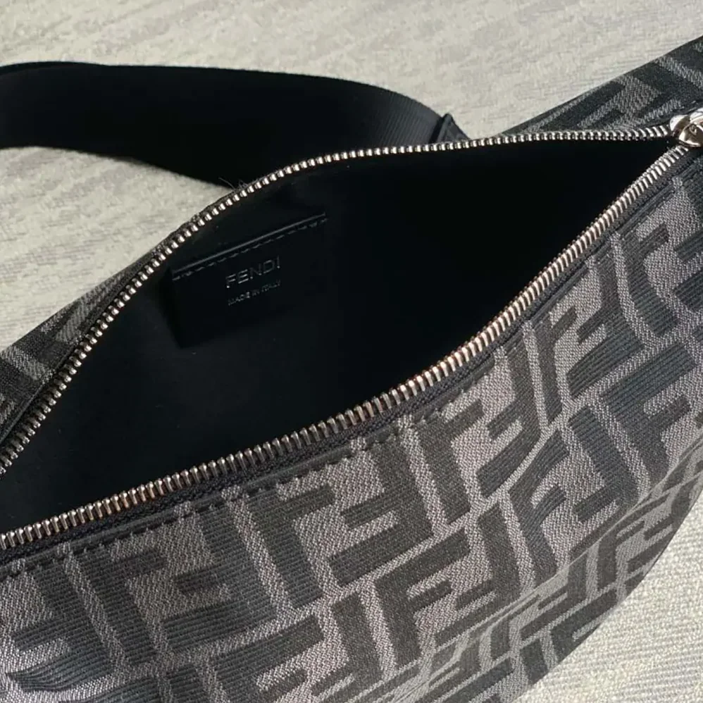 Fendi FF Jacquard Fendi Melon Small FF Bag for Unisex Fendi FF Jacquard Fendi Melon Small FF Bag for Unisex