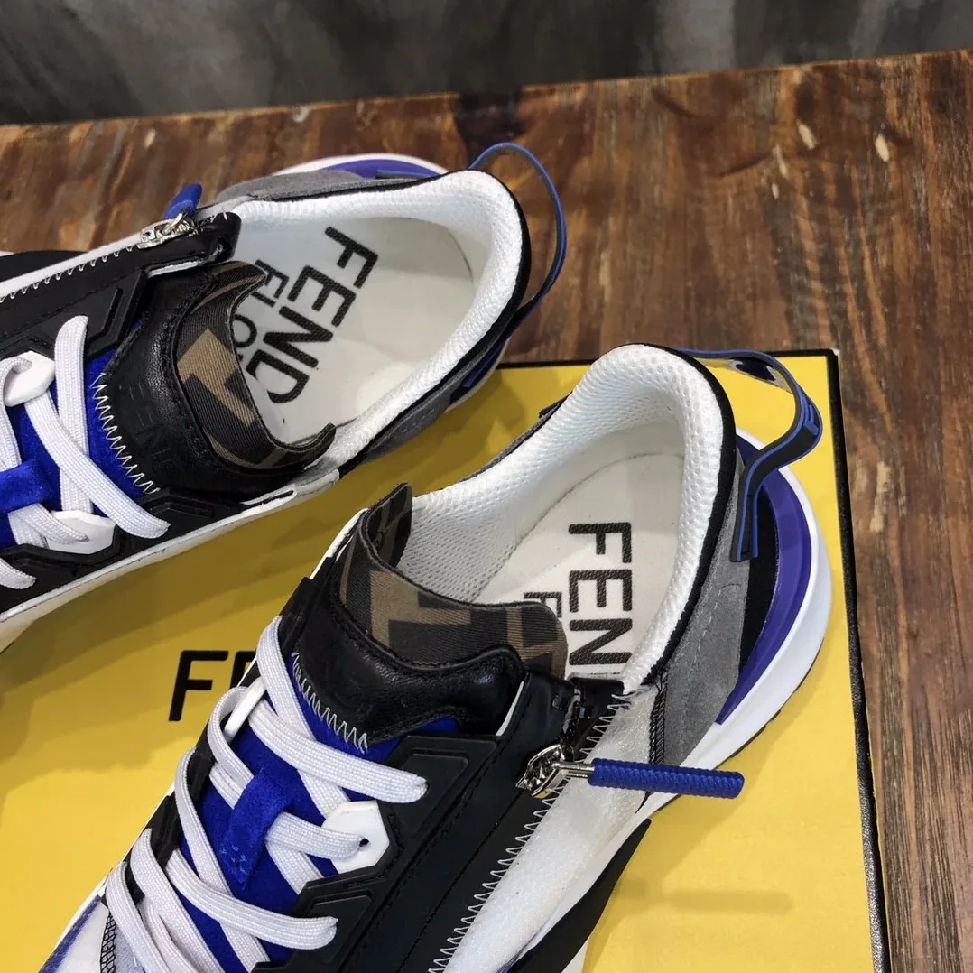 Fendi Flow Sneakers Blue 7E1453 Fendi Flow Sneakers Blue 7E1453