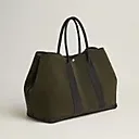 Hermes Garden Party 49 Voyage Bag Toupe in Noir /