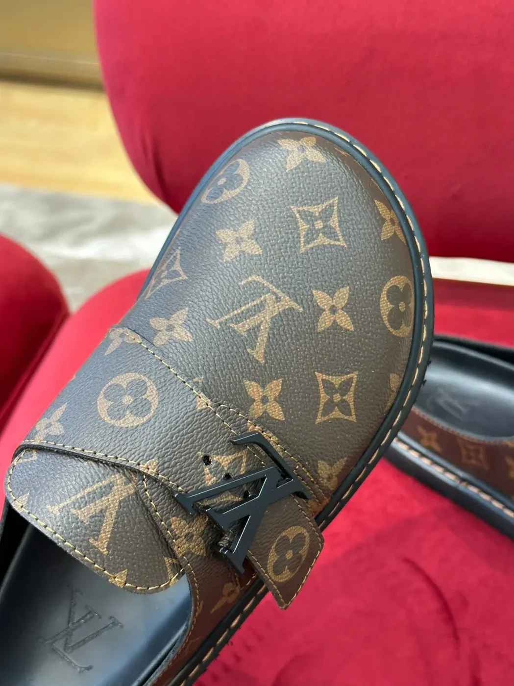 Louis Vuitton LV Easy Mule Monogram Canvas Brown Louis Vuitton LV Easy Mule Monogram Canvas Brown