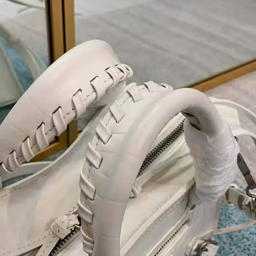 Balenciaga Neo Classic Mini Top Handle Bag for Women in White