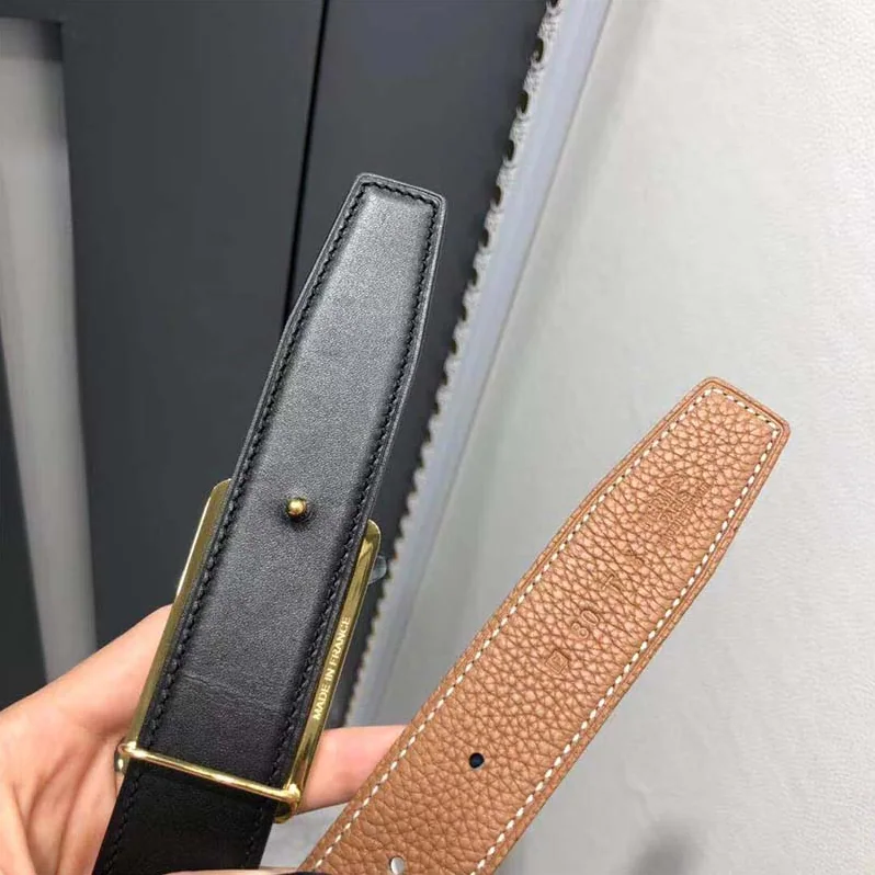 Hermes Officier Belt Buckle & Reversible Leather Strap 38 mm for Men in Brown Hermes Officier Belt Buckle & Reversible Leather Strap 38 mm for Men in Brown
