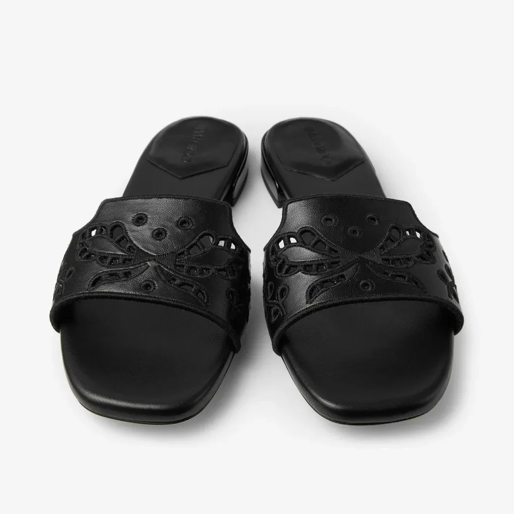 Jimmy Choo Ariane Flat Black ARIANEFLATDXA