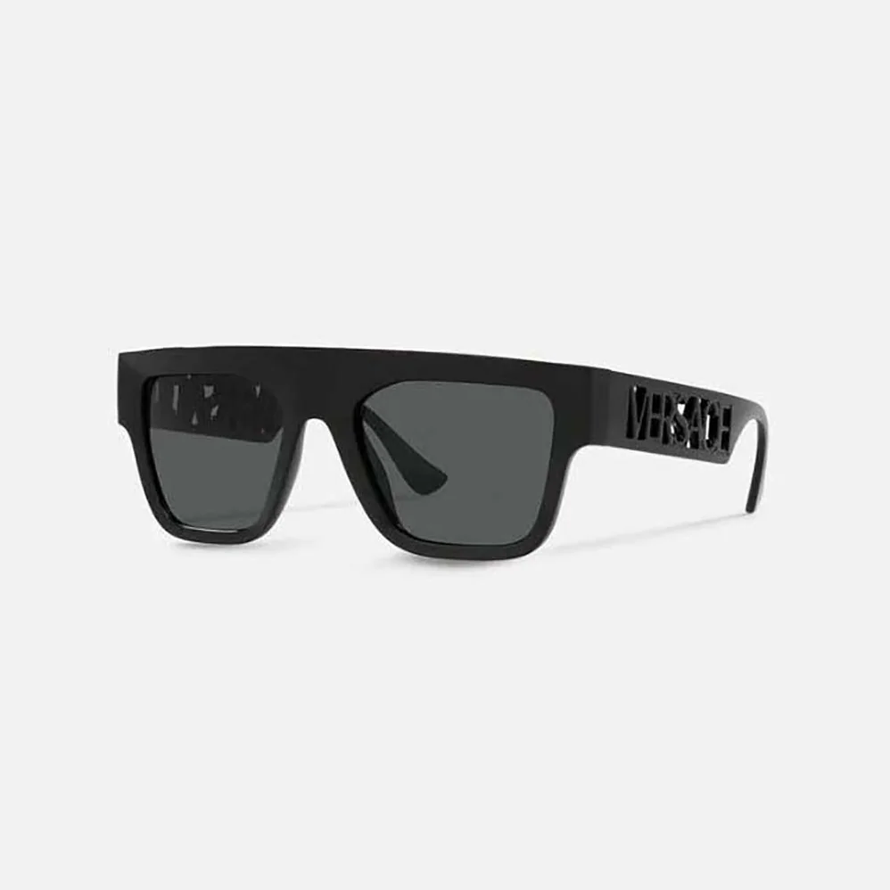 Versace 90s Vintage Logo Sunglasses for Women in Black Versace 90s Vintage Logo Sunglasses for Women in Black