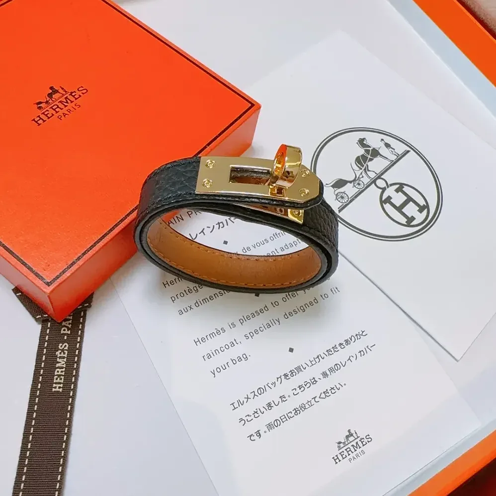 Hermes Kelly Double Tour Bracelet for Unisex