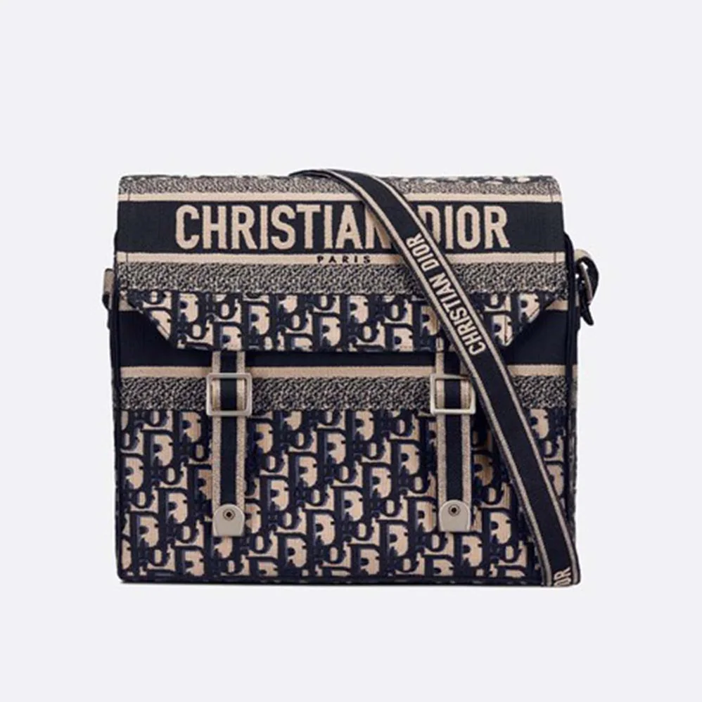 Dior Oblique Diorcamp Messenger Bag for Women in Navy