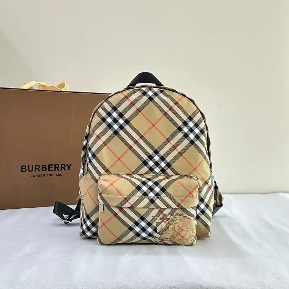Burberry Small Check Backpack for Women Burberry Small Check Backpack for Women